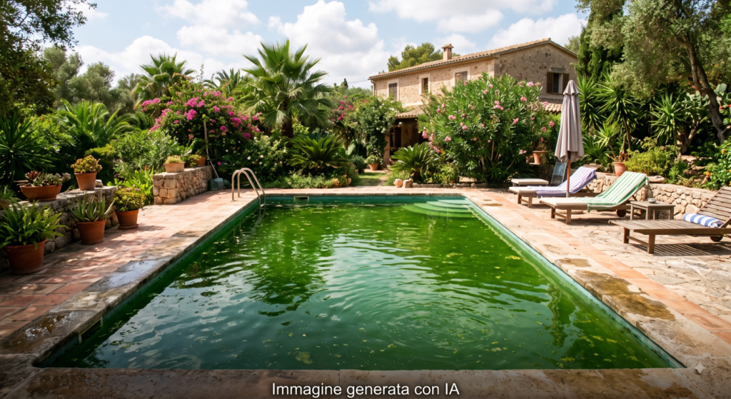 acqua verde in piscina? vieni da piscine 2000