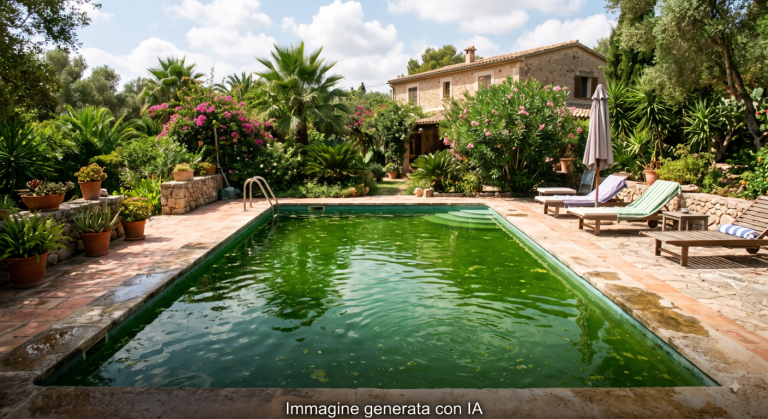 acqua verde in piscina? vieni da piscine 2000
